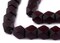 The Bead Chest Dark Brown Cornerless Cube Wood Beads: 15mm Diamond Cut Natural Organic Beads for Jewelry Making